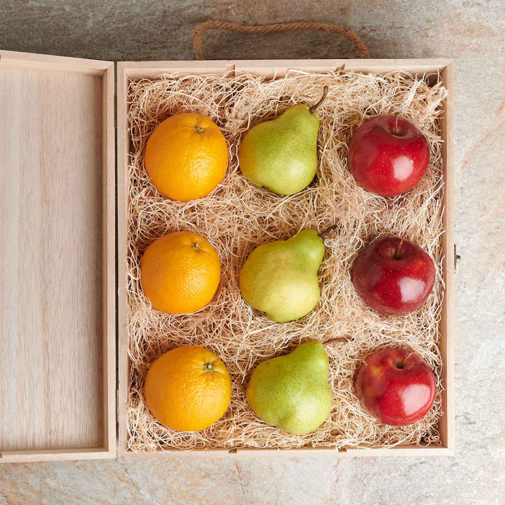 The Orchard Trio Fruit Assortment Crate, fruit gift, fruit, gourmet gift, gourmet, fresh fruit, fruit gift basket