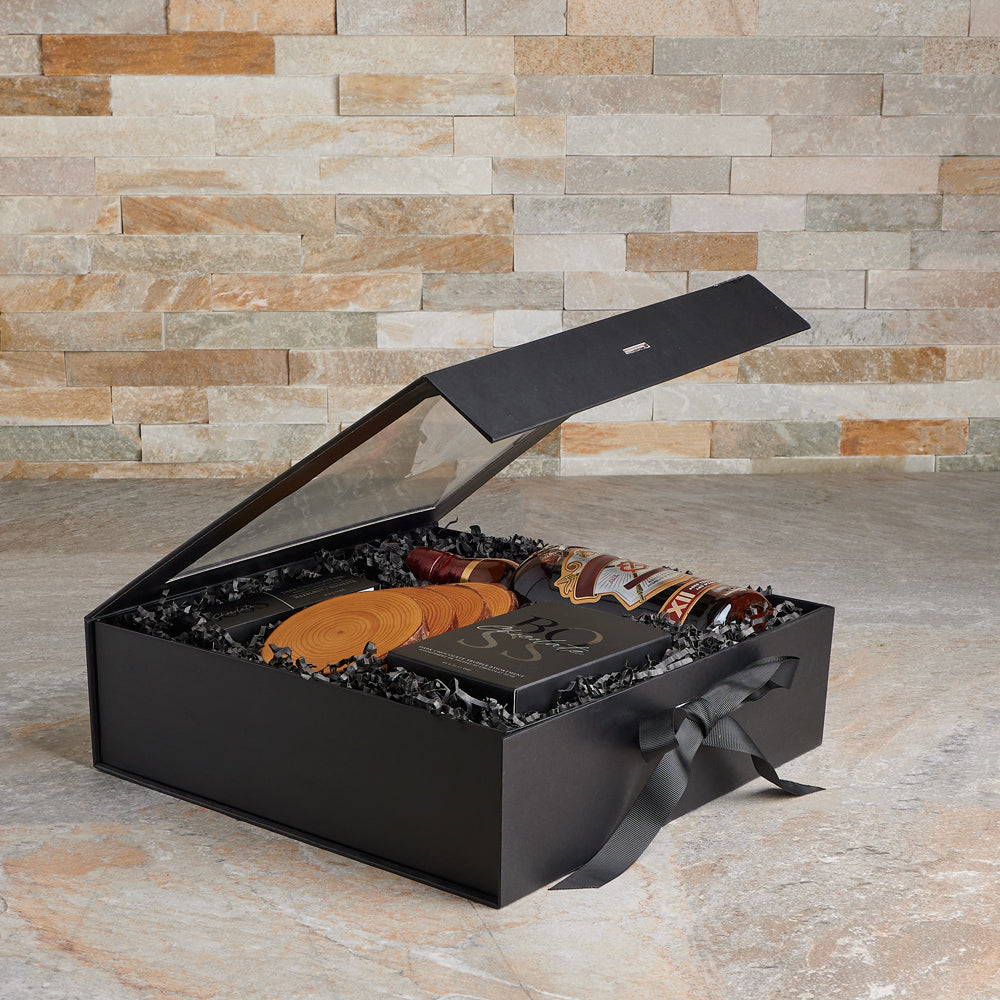 The Delectable Whiskey Box, liquor gift, liquor, chocolate gift, chocolate