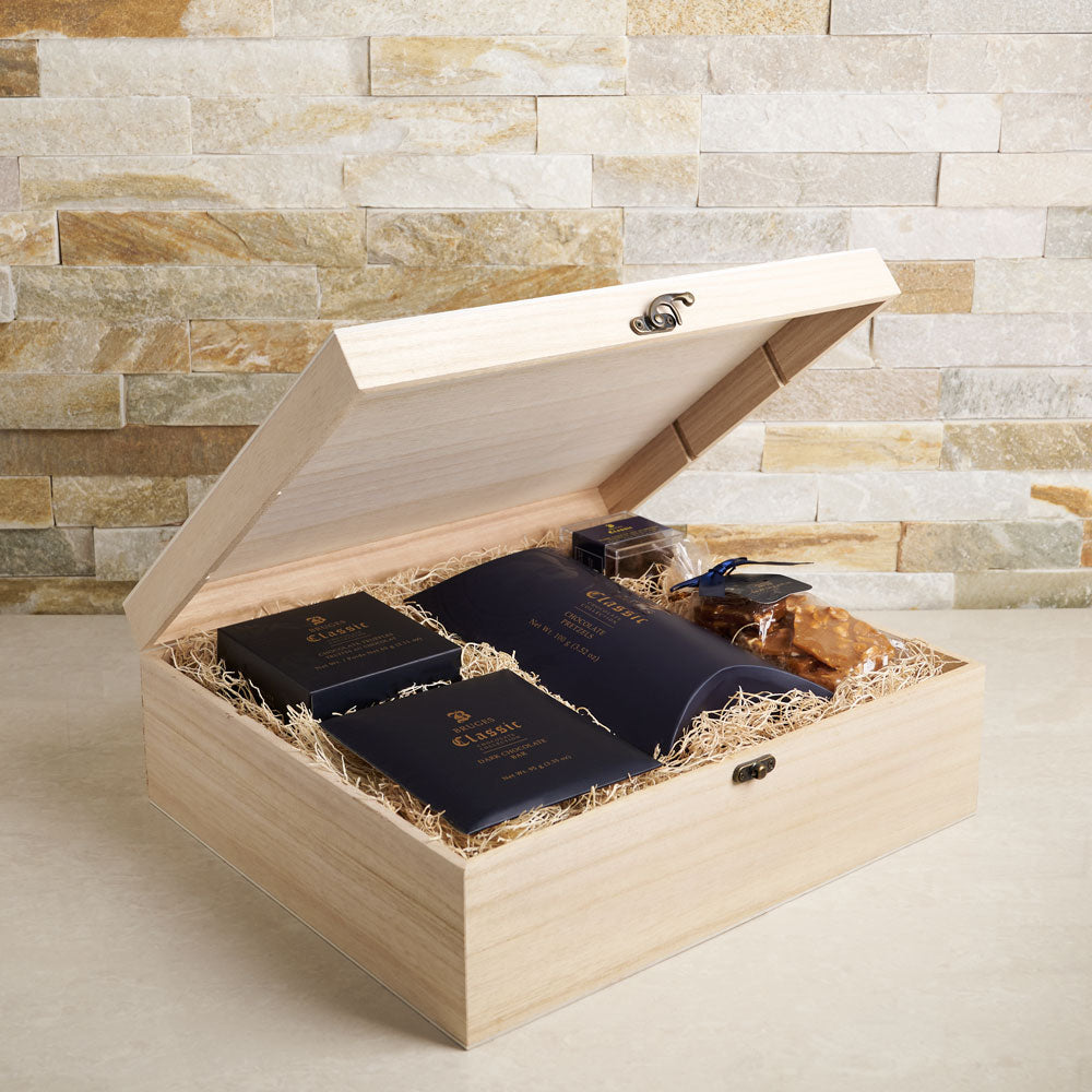 The Delightful Chocolate and Nuts Gift Set, chocolate, gift baskets, gifts, nuts