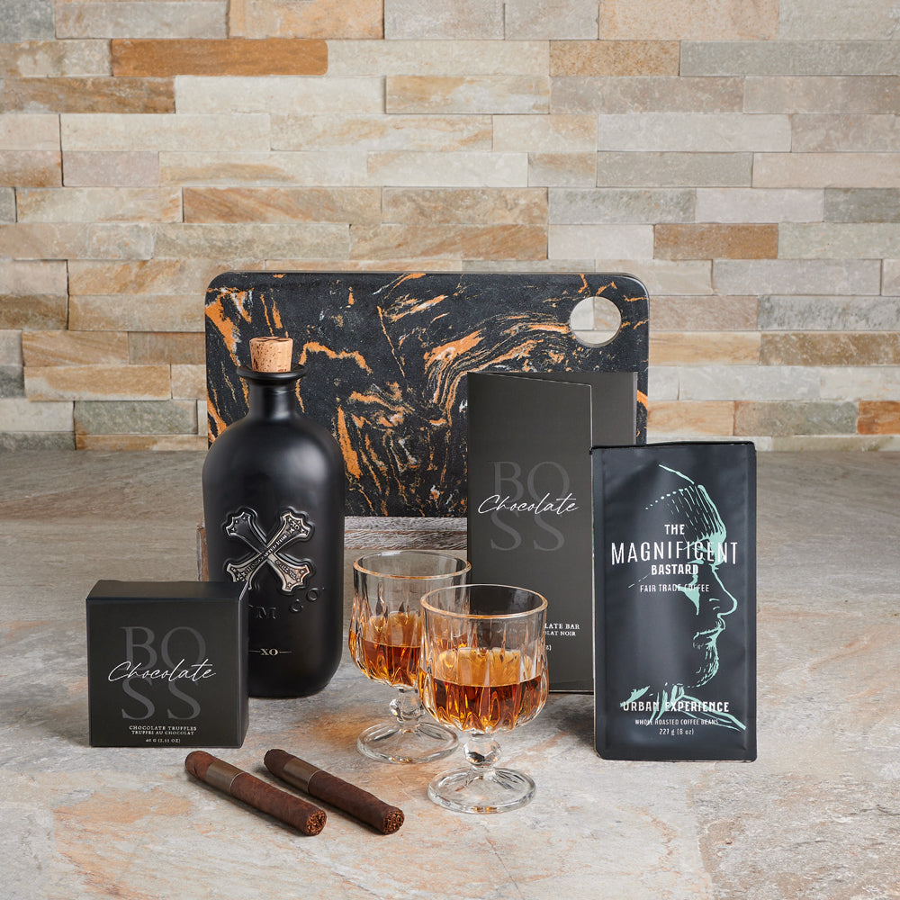 Coffee &amp; Cigars Liquor Gift Set, liquor gift, liquor, coffee gift, coffee, cigar gift, cigars, fathers day, fathers day gift