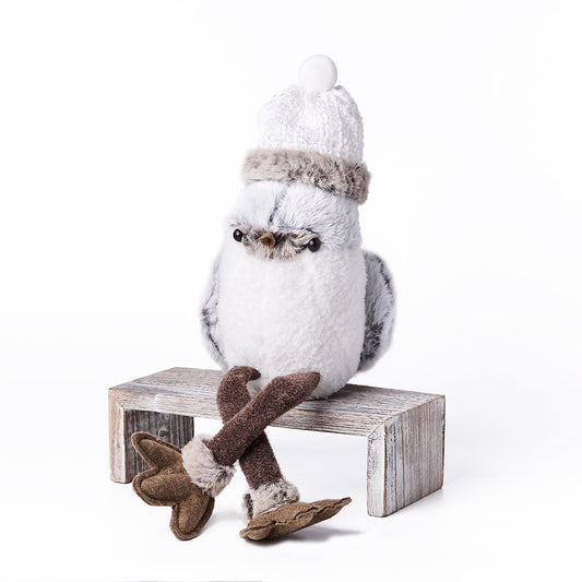 White Holiday Bird