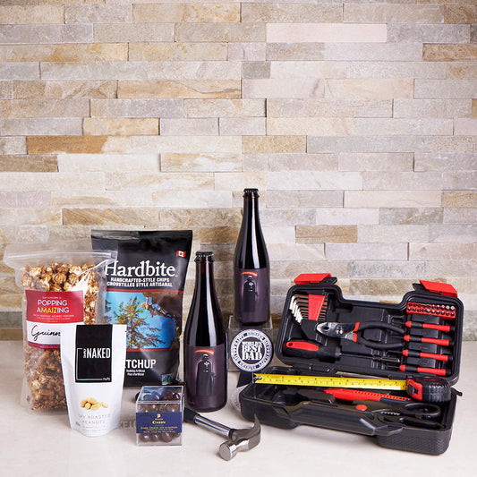 Complete Handyman Father’s Day Gift Set, Father's Day Gift Basket, Father's Day Gift Set, Tool Box Gift Set 