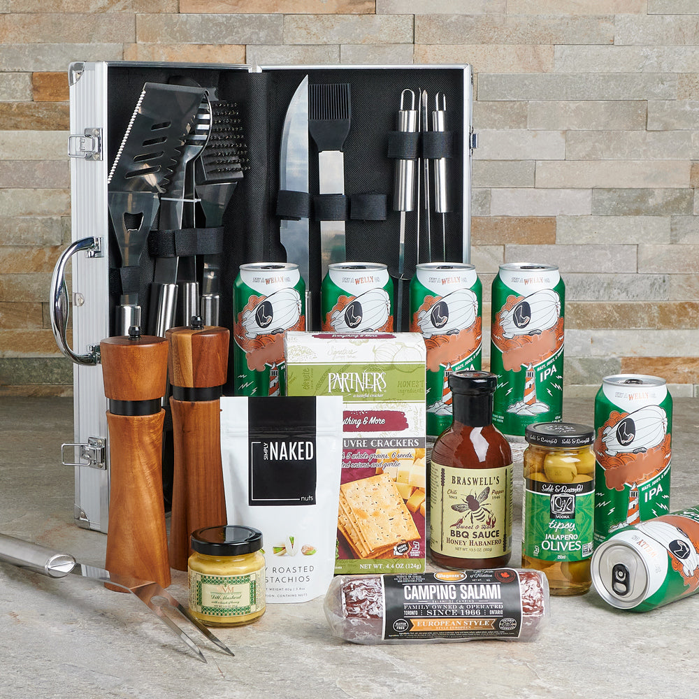 St. Patrick’s Day Craft Beer &amp; Grilling Gift Set, beer gift, gourmet gift, grilling gift, craft beer gift, st patrick's day gift, st patricks day