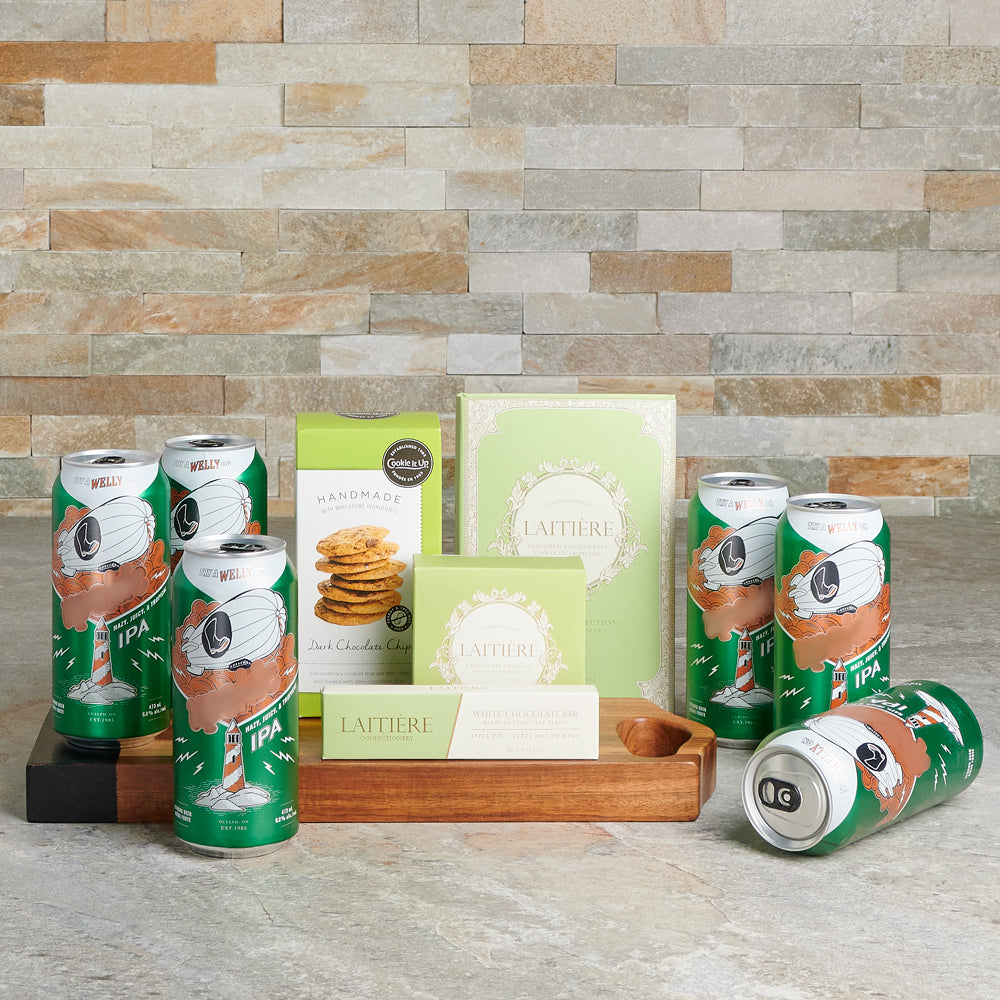 Sweet St. Patrick's Day Gift Basket, chocolate gift, craft beer gift, beer gift, st patrick's day gift, st patrick's day beer gift, st patrick's day, craft beer