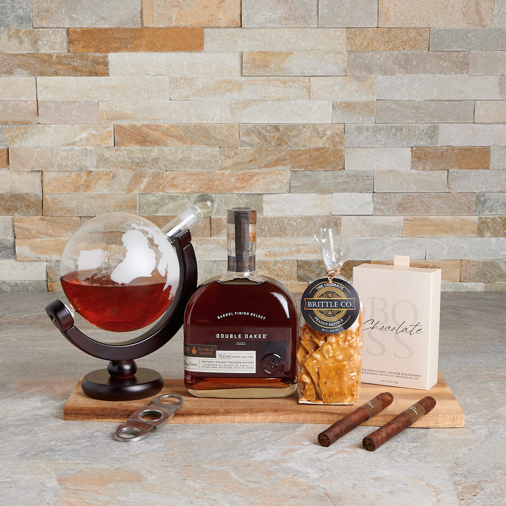 The World Reserve Whiskey Gift Board, gourmet gift, liquor gift, liquor, decanter gift, decanter, chocolate gift, chocolate, cigar gift, luxury gift