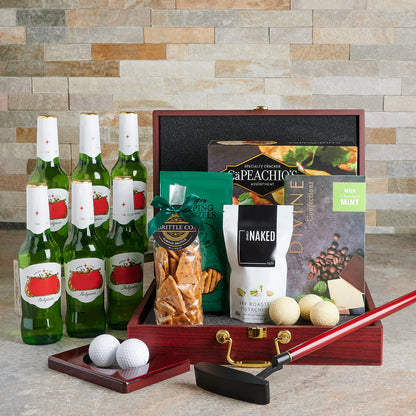 Chocolate, gourmet gift set, gourmet, beer gift set, beer, golf, beer set delivery, delivery beer set, golf gift set