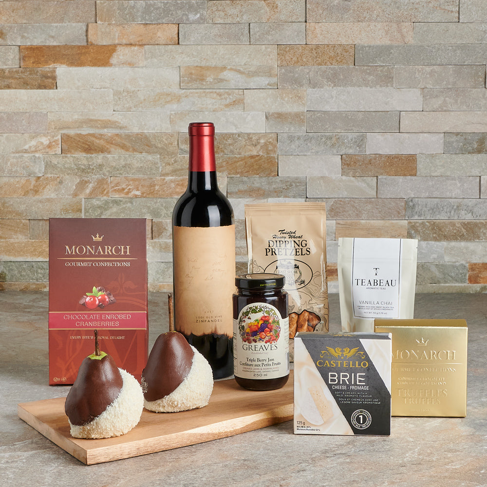 YorkVilles seasonal gift basket being prepared