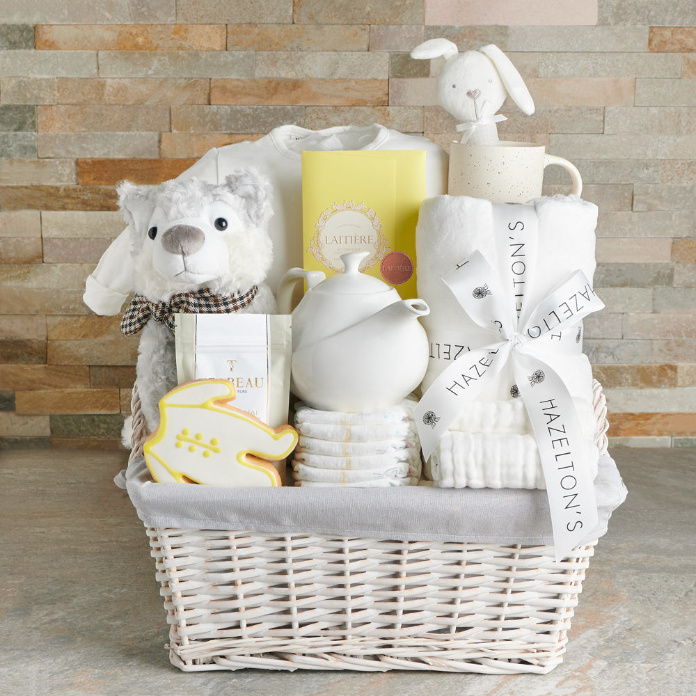 Cuddly Toy &amp; Teatime Gift Set, baby gift, baby, baby shower gift, baby shower, tea gift, tea