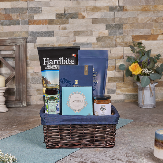 Simple Kosher Snacking Basket, kosher gift, kosher, snack gift, snack,