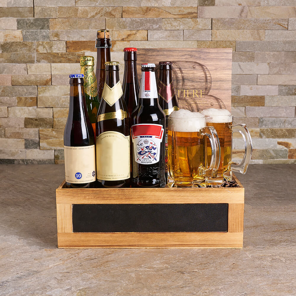 Specialty Beer &amp; Tankard Gift Box, beer gift, beer, gourmet gift, gourmet