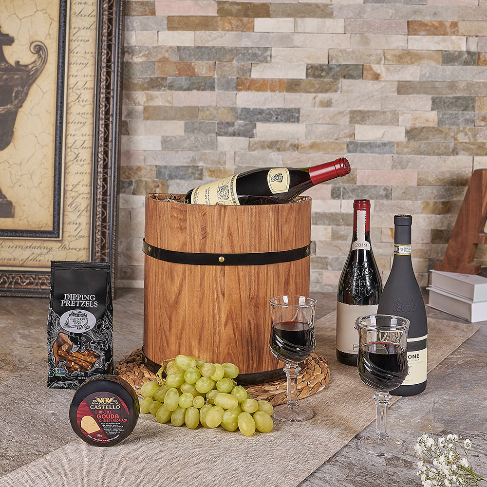 The Ultimate Wine Barrel - Premium Vintage Wines, wine gift, wine, wine pairing gift, wine pairing
