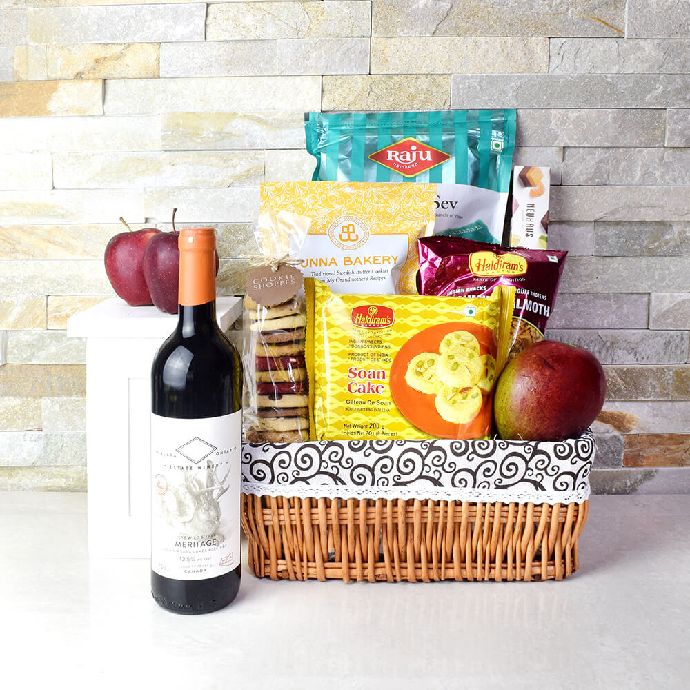 WISHES &amp; DISHES FOR DIWALI GIFT BASKET, Diwali gift basket, Diwali hampers, gourmet gift baskets, corporate Diwali gifts
