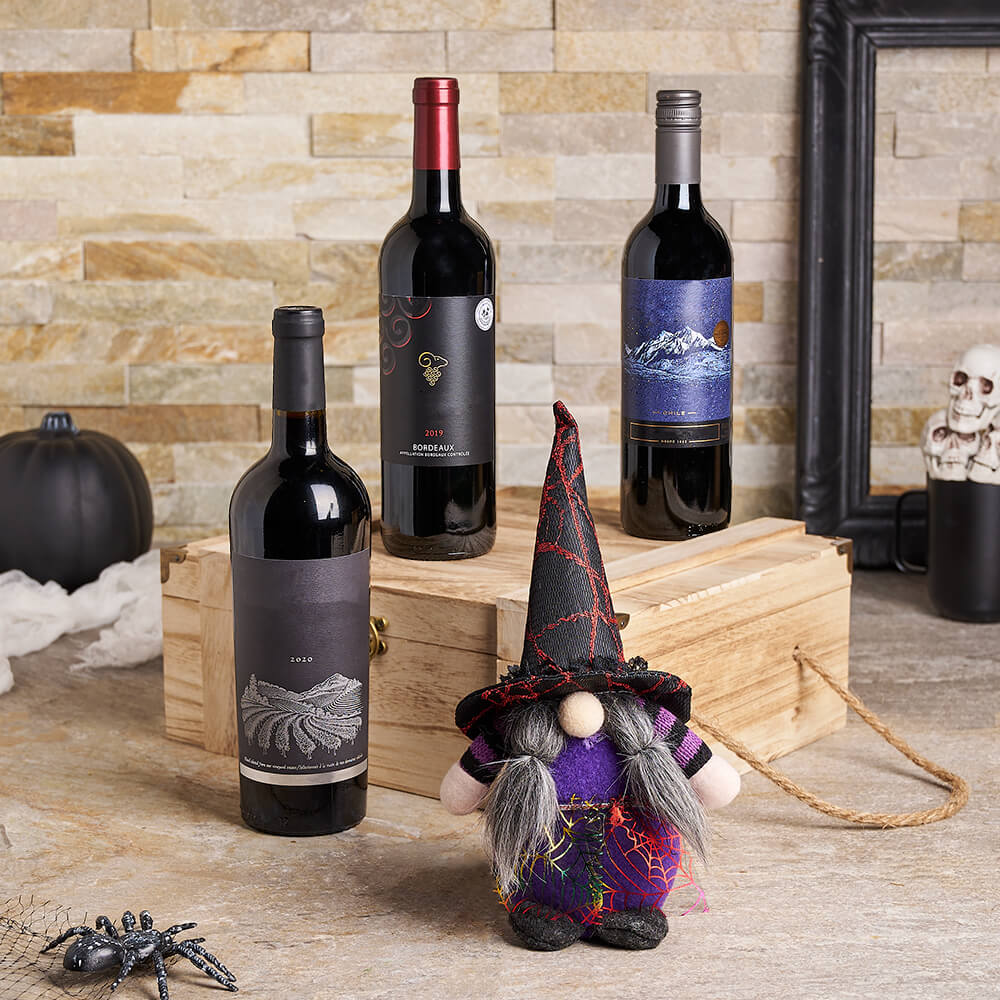 Witches' Brew Wine Gift Set, wine gift, wine, halloween  gift, halloween, fall gift, fall