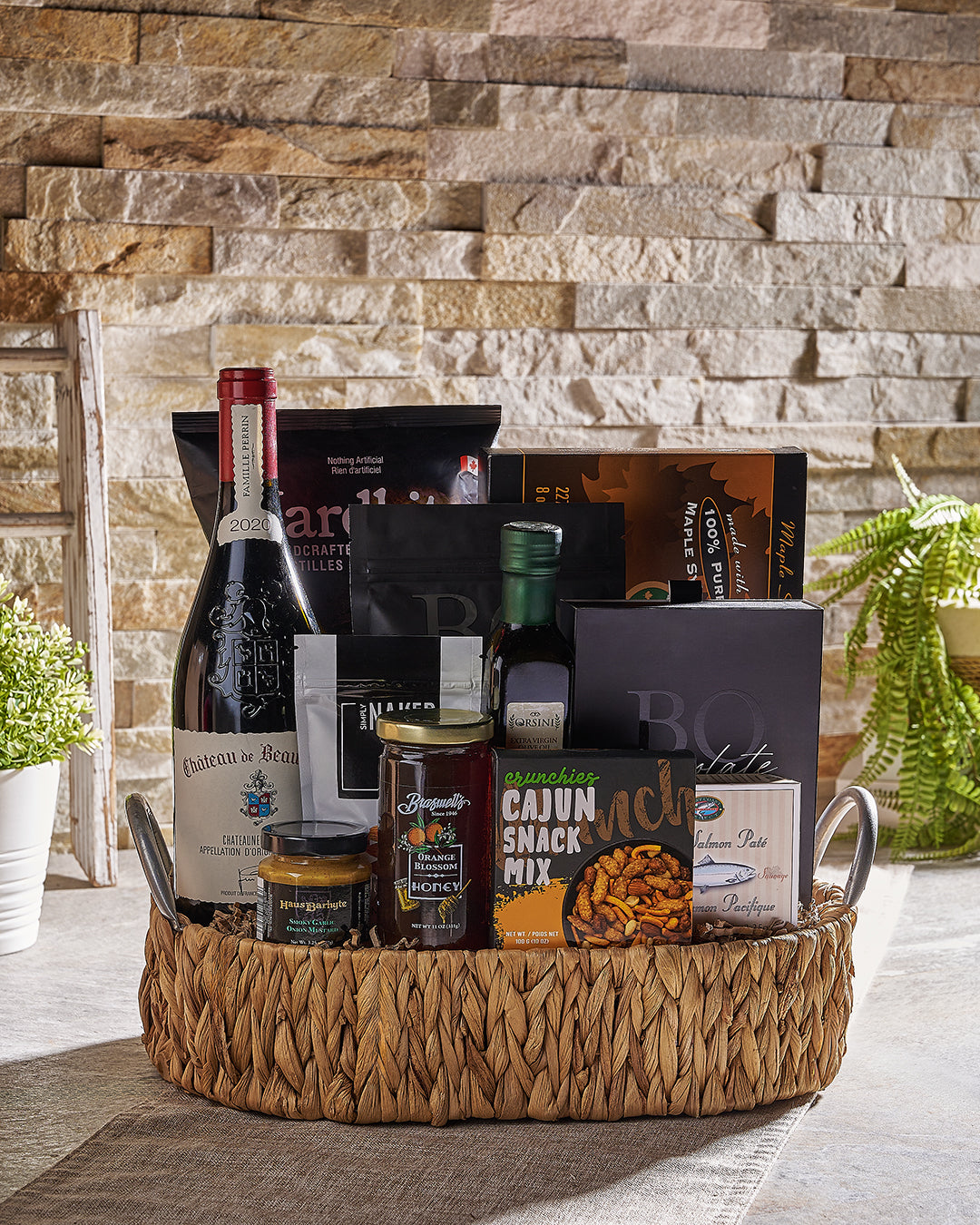 YorkVilles team assembling custom gift baskets