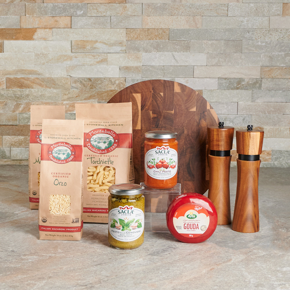 The Saucy Kitchen Gourmet Gift Set, Gourmet Gift Baskets, Pasta Gifts