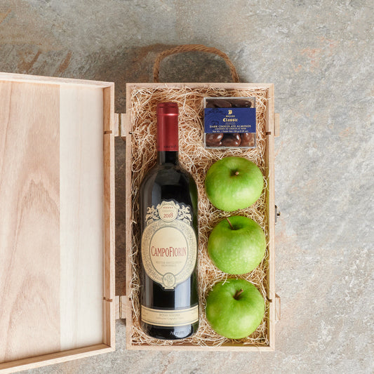 The Milan Wine Crate, Gourmet Gift Baskets, Wine Gift Baskets
