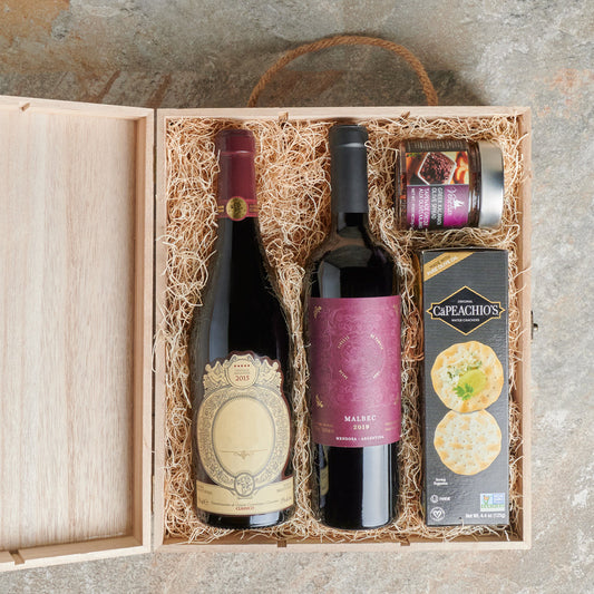 Montecillo Wine Crate, Gourmet Gift Baskets, Gourmet Gift Crate, Wine Gift Crate, Wine Gift Baskets